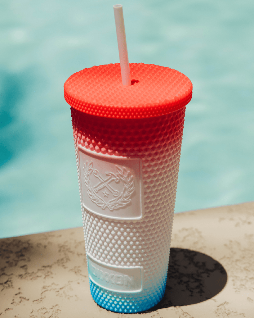 Matte Tumbler - Red, White, & Blue - Dixxon Flannel Co.