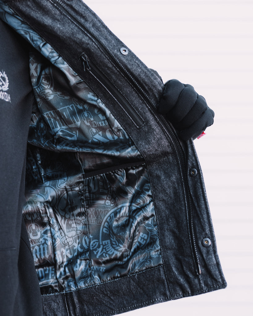 Miller Denim Vest - Black - Dixxon Flannel Co.