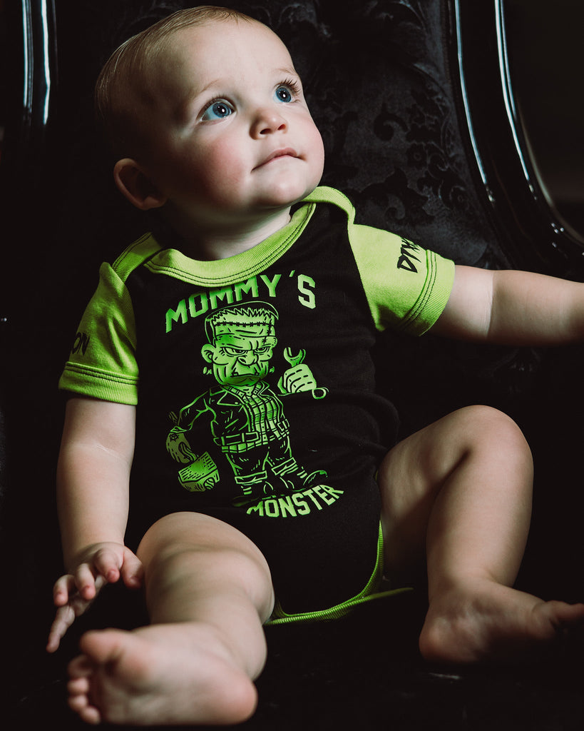 Mommy's Little Monster Baby Onesie - Dixxon Flannel Co.