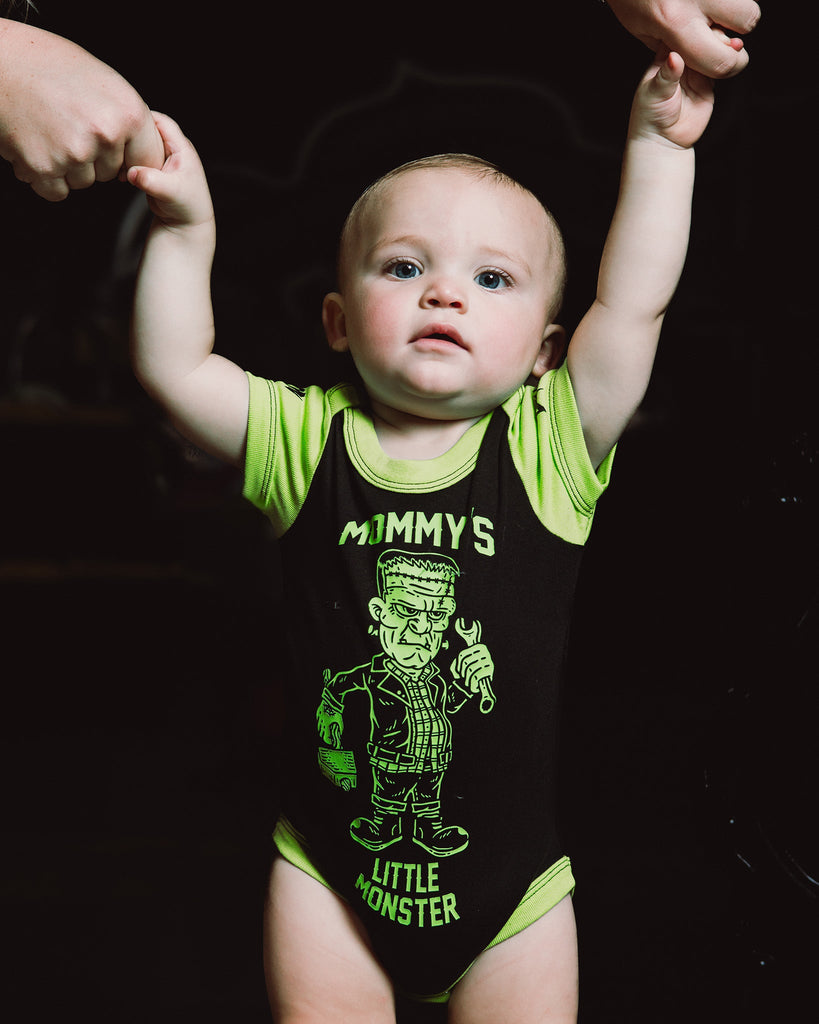 Mommy's Little Monster Baby Onesie - Dixxon Flannel Co.