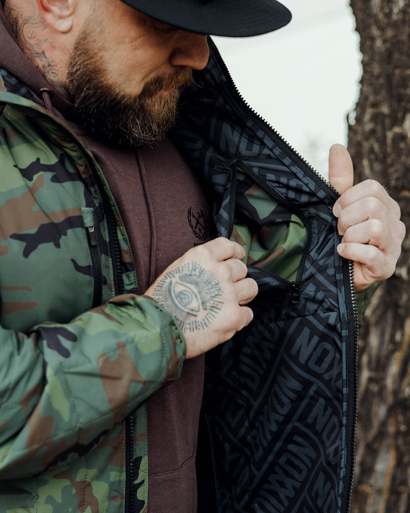 Nomad Puffer Jacket - Camo - Dixxon Flannel Co.