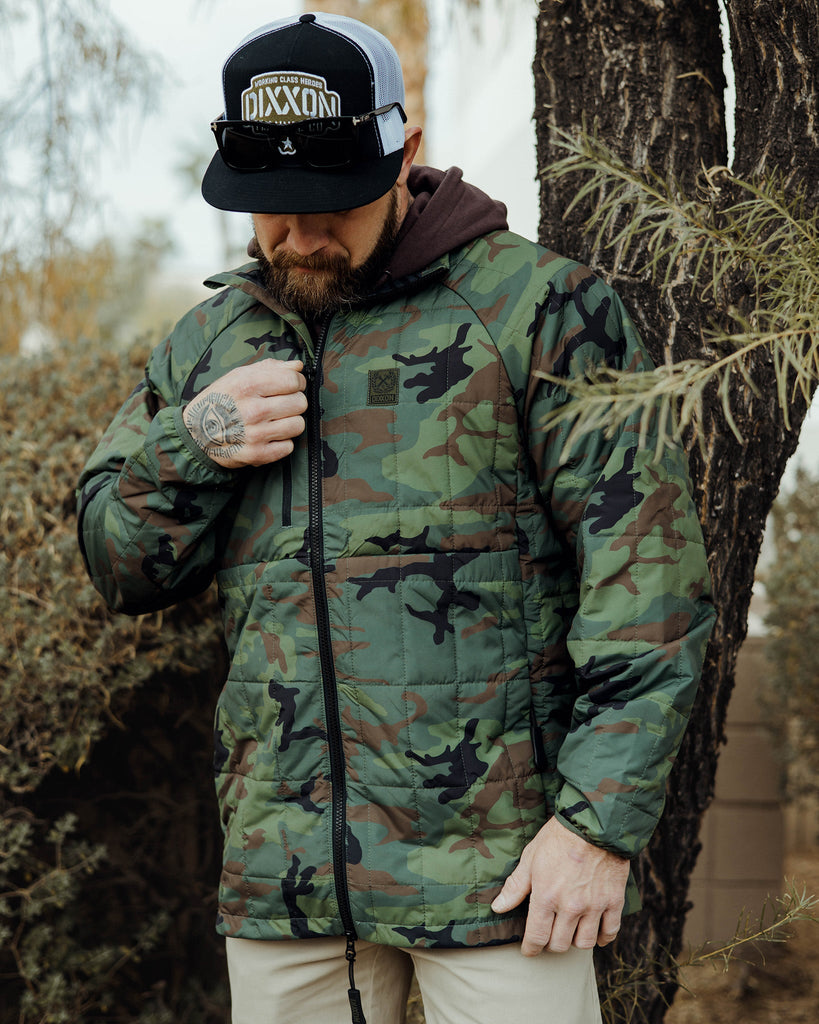 Nomad Puffer Jacket - Camo - Dixxon Flannel Co.