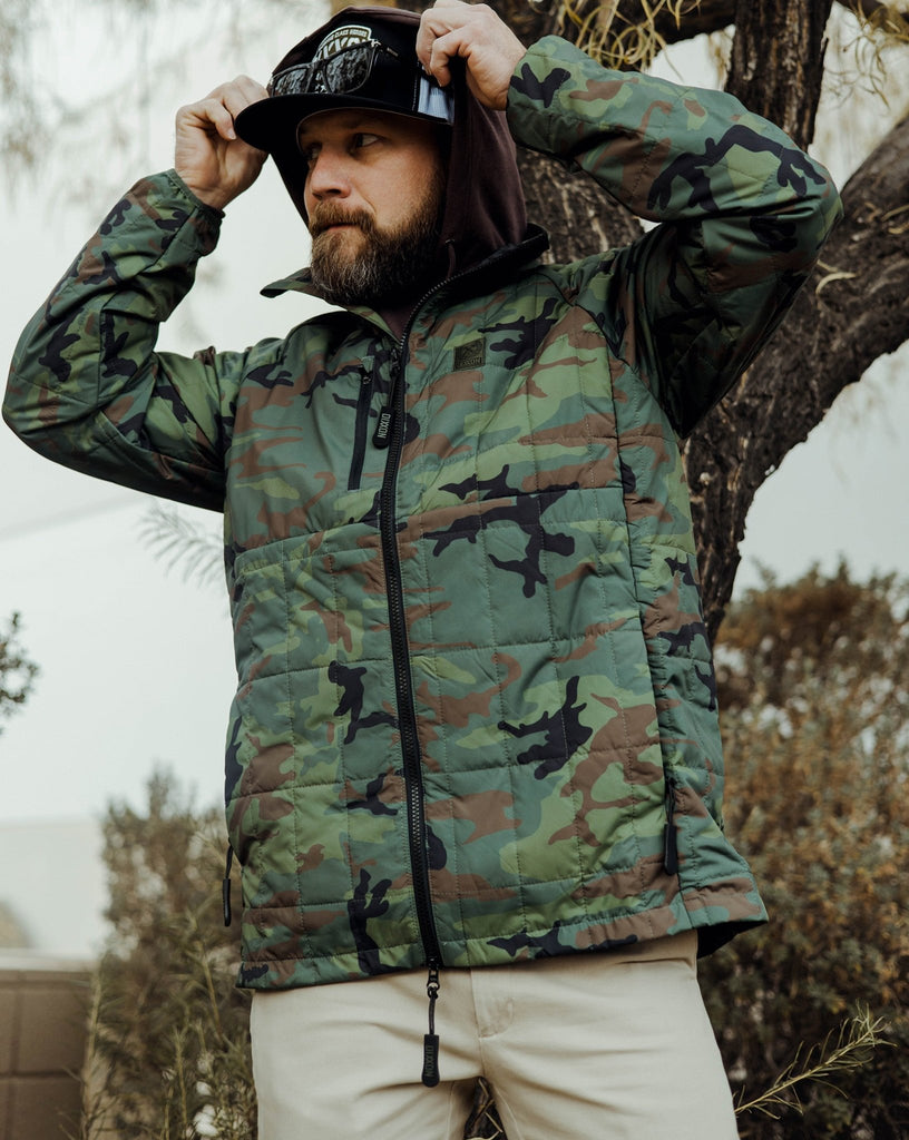 Nomad Puffer Jacket - Camo - Dixxon Flannel Co.