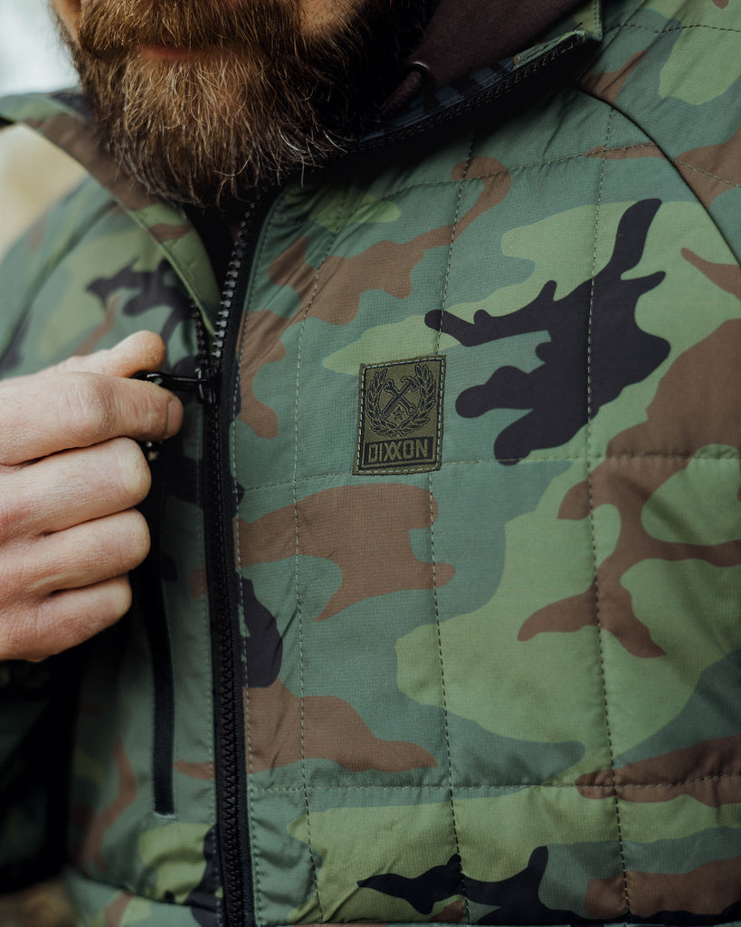 Nomad Puffer Jacket - Camo - Dixxon Flannel Co.