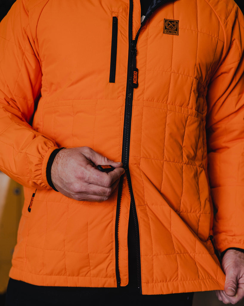 Nomad Puffer Jacket - Orange - Dixxon Flannel Co.