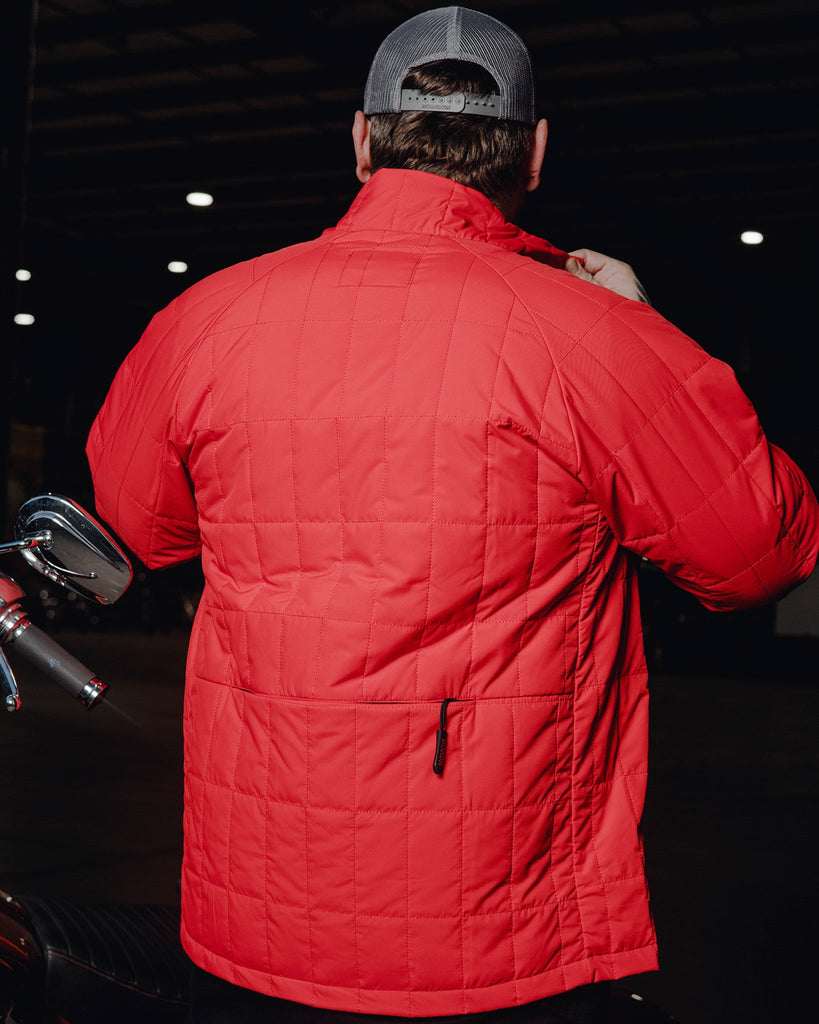 Nomad Puffer Jacket - Red - Dixxon Flannel Co.