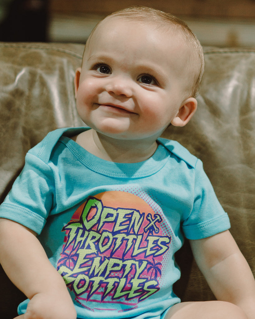 Open Throttles Empty Bottles Onesie - Dixxon Flannel Co.