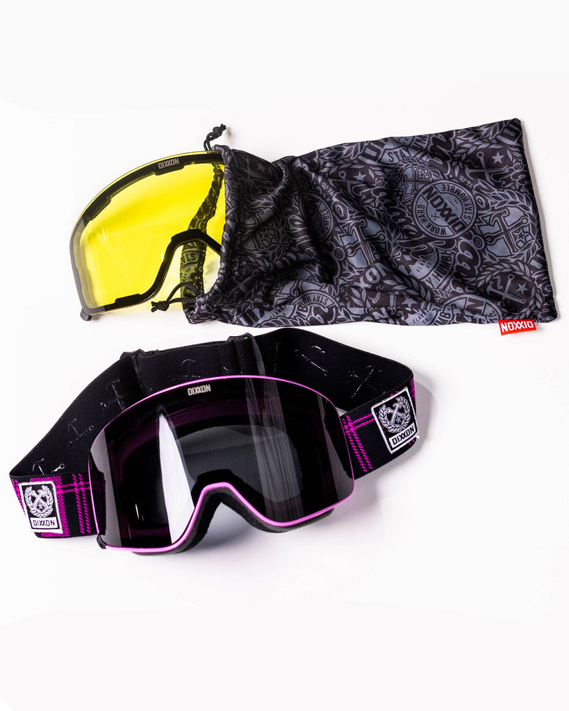 Outlander Magnetic SXS Goggles - Black & Pink - Dixxon Flannel Co.