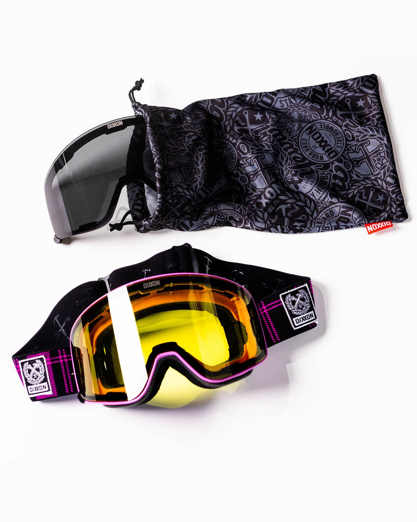 Outlander Magnetic SXS Goggles - Black & Pink - Dixxon Flannel Co.