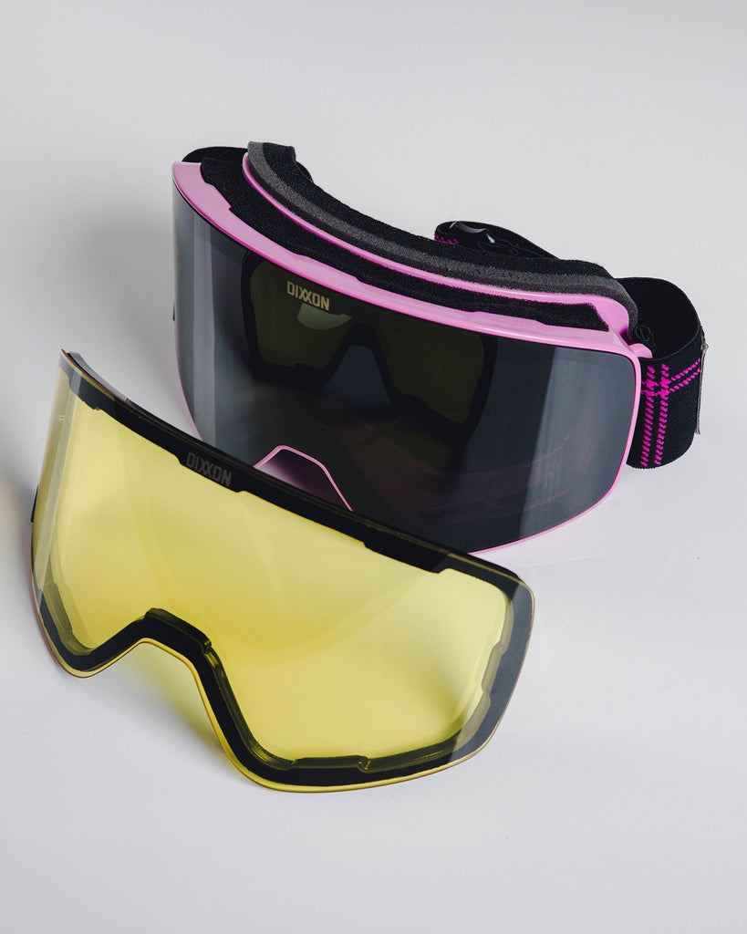 Outlander Magnetic SXS Goggles - Black & Pink - Dixxon Flannel Co.