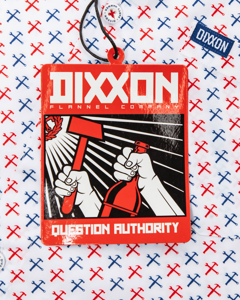 Party Hammers Short Sleeve - Red, White, & Blue - Dixxon Flannel Co.