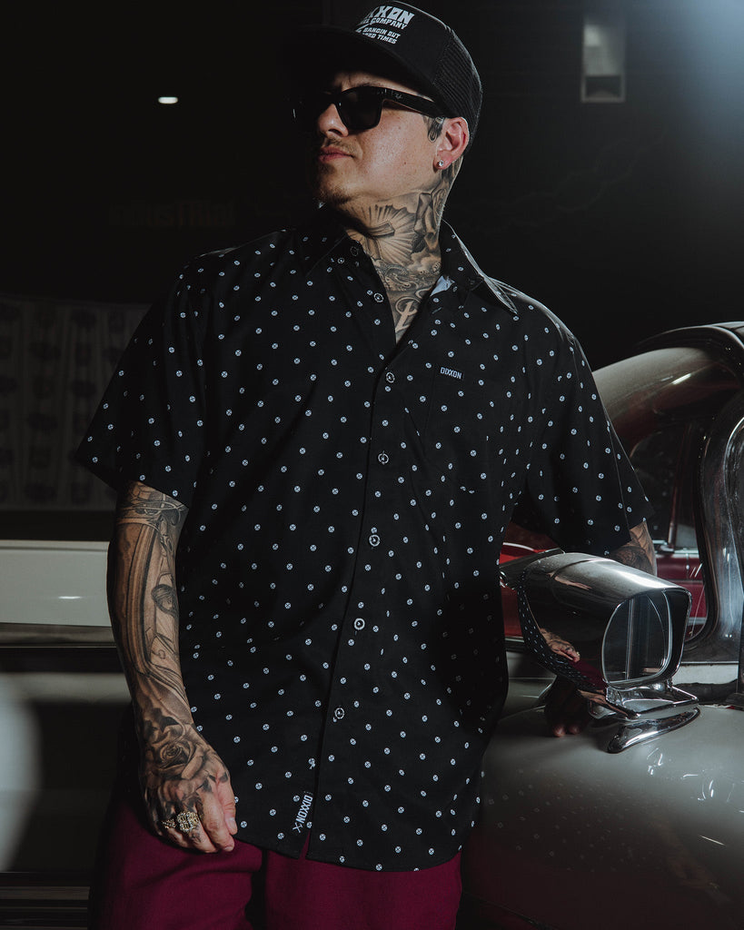 Polkacide Short Sleeve - Black & White - Dixxon Flannel Co.