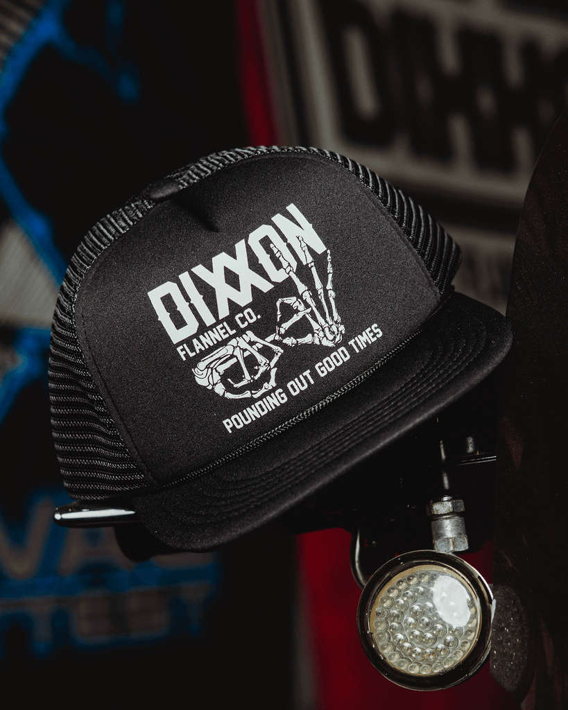 Pounding Out Flat Bill Foam Trucker Snapback - Dixxon Flannel Co.