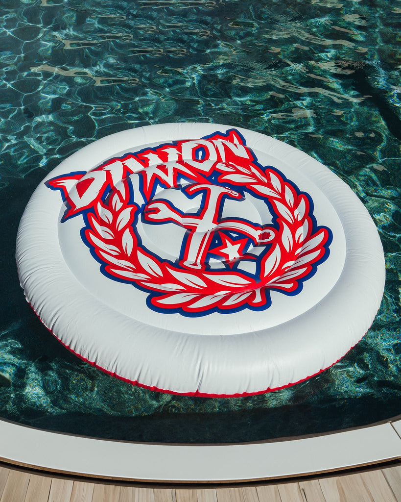 Red, White, & Blue Party Crest Round Pool Float - Dixxon Flannel Co.