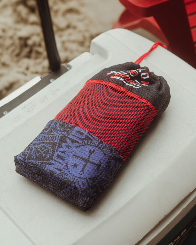 Red, White, & Blue Pastime Quick Dry Beach Towel - Dixxon Flannel Co.