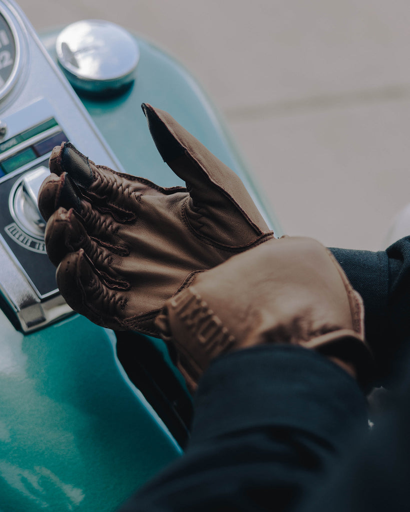 Roper Leather Moto Gloves - Brown - Dixxon Flannel Co.