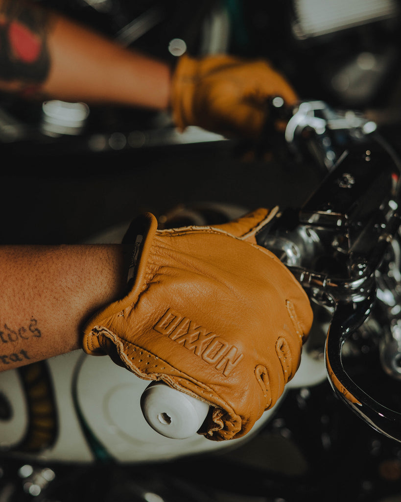 Roper Leather Moto Gloves - Deerskin - Dixxon Flannel Co.