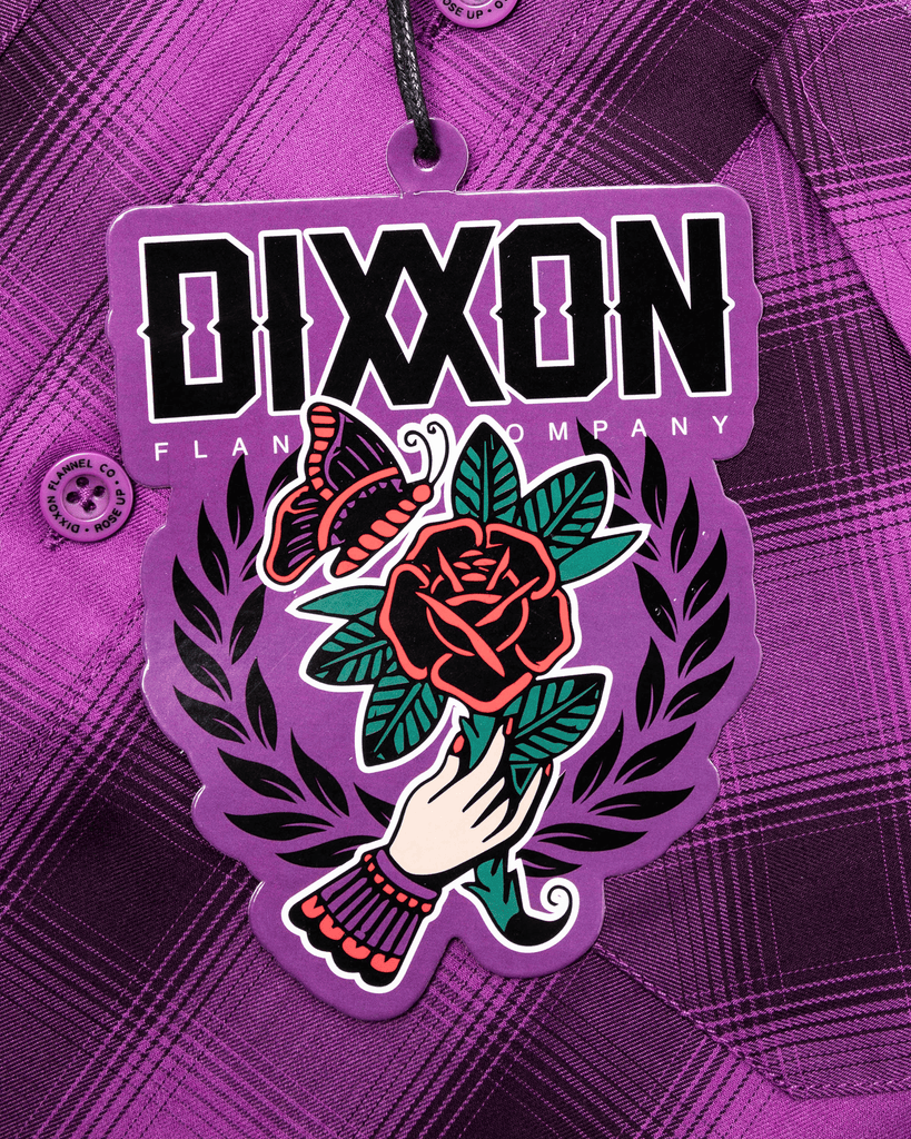 Rose Up Bamboo Short Sleeve - Dixxon Flannel Co.