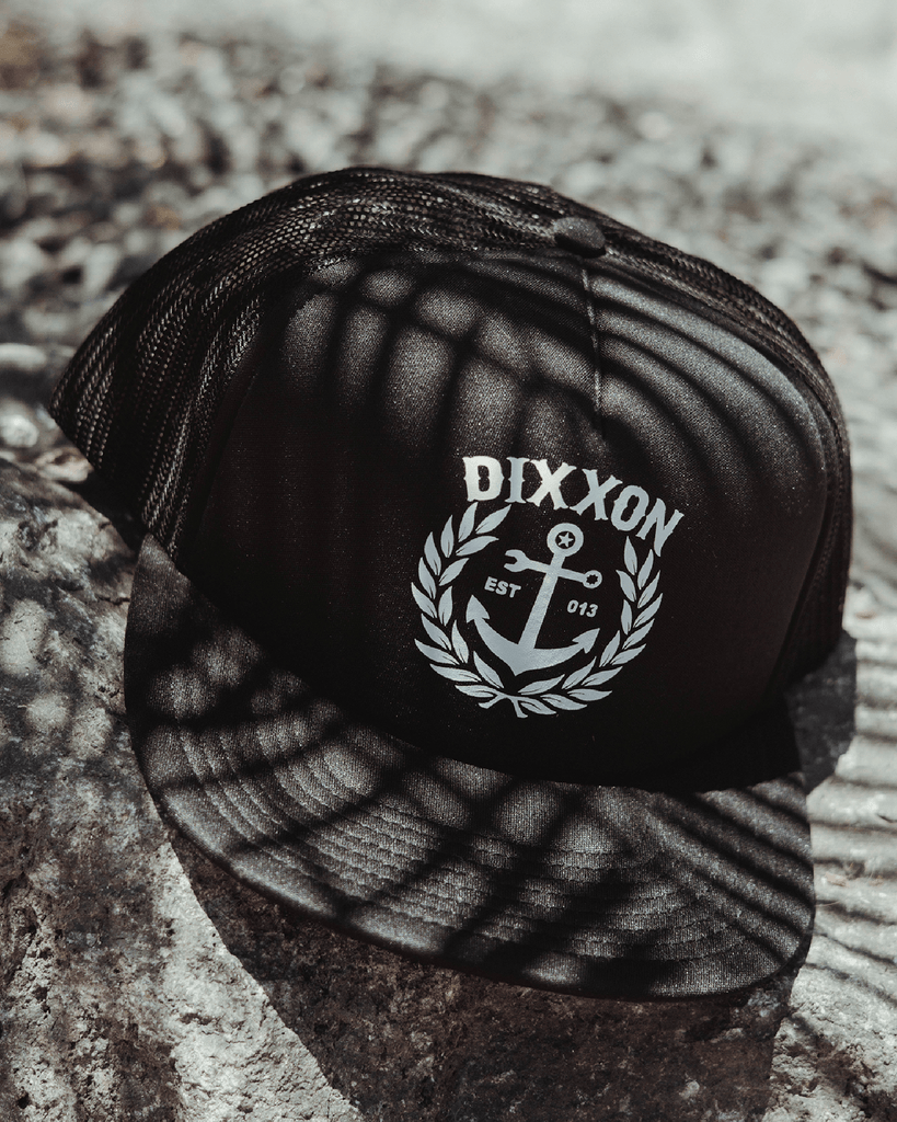 Salty Crest Flat Bill Foam Trucker Snapback - Dixxon Flannel Co.