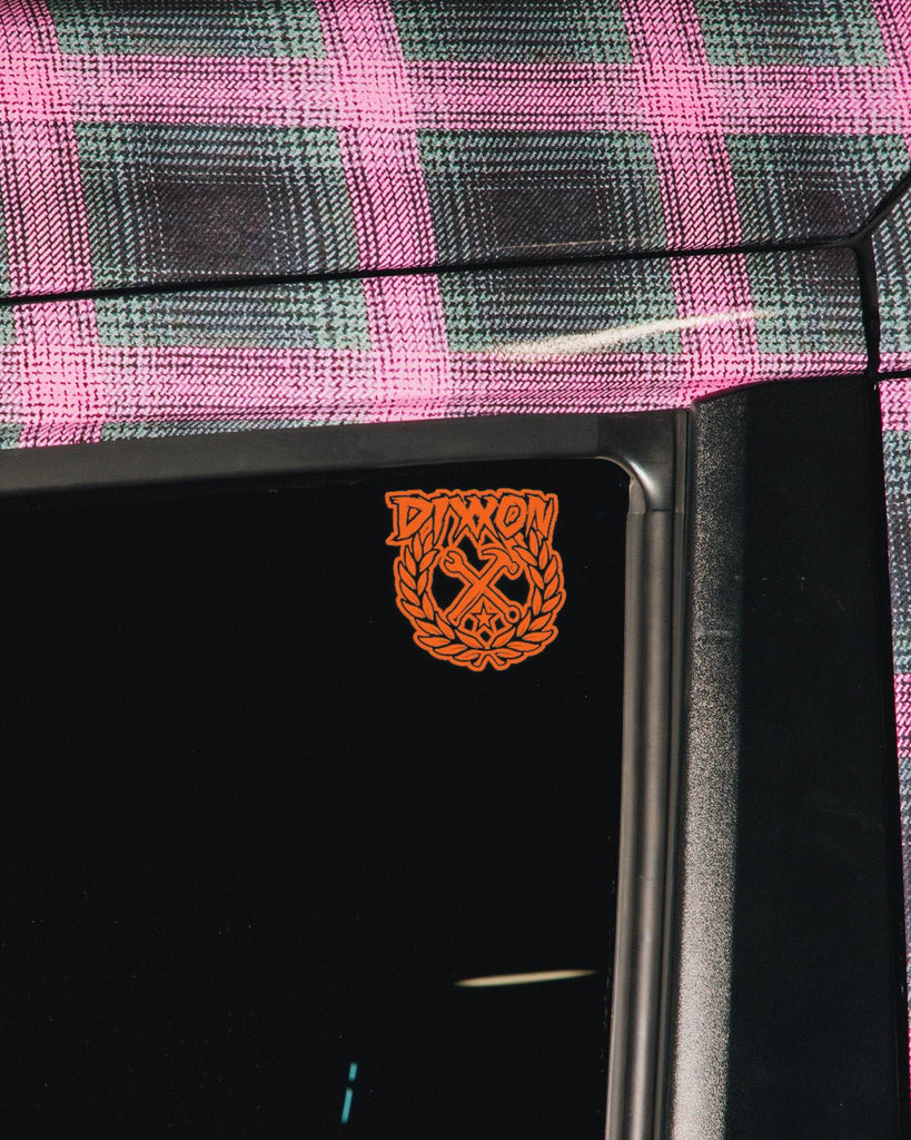 Sketchy Crest Die Cut Sticker - 2.5" - Dixxon Flannel Co.