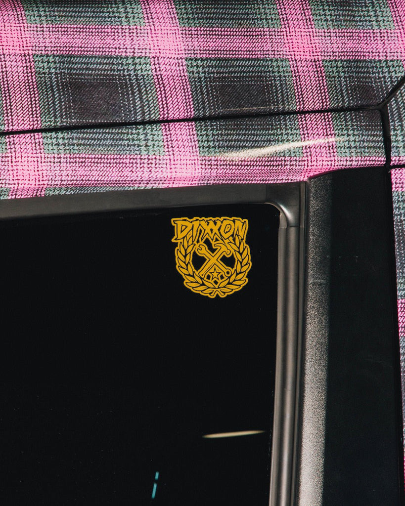 Sketchy Crest Die Cut Sticker - 2.5" - Dixxon Flannel Co.