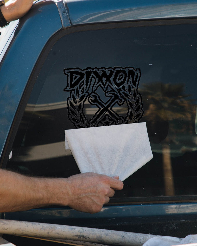 Sketchy Crest Die Cut Sticker - 8" - Dixxon Flannel Co.