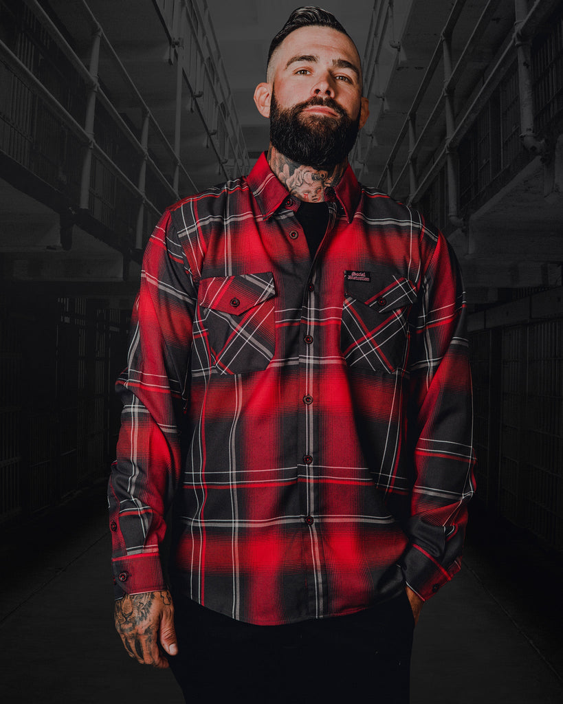 Social Distortion Prison Bound Flannel - Dixxon Flannel Co.