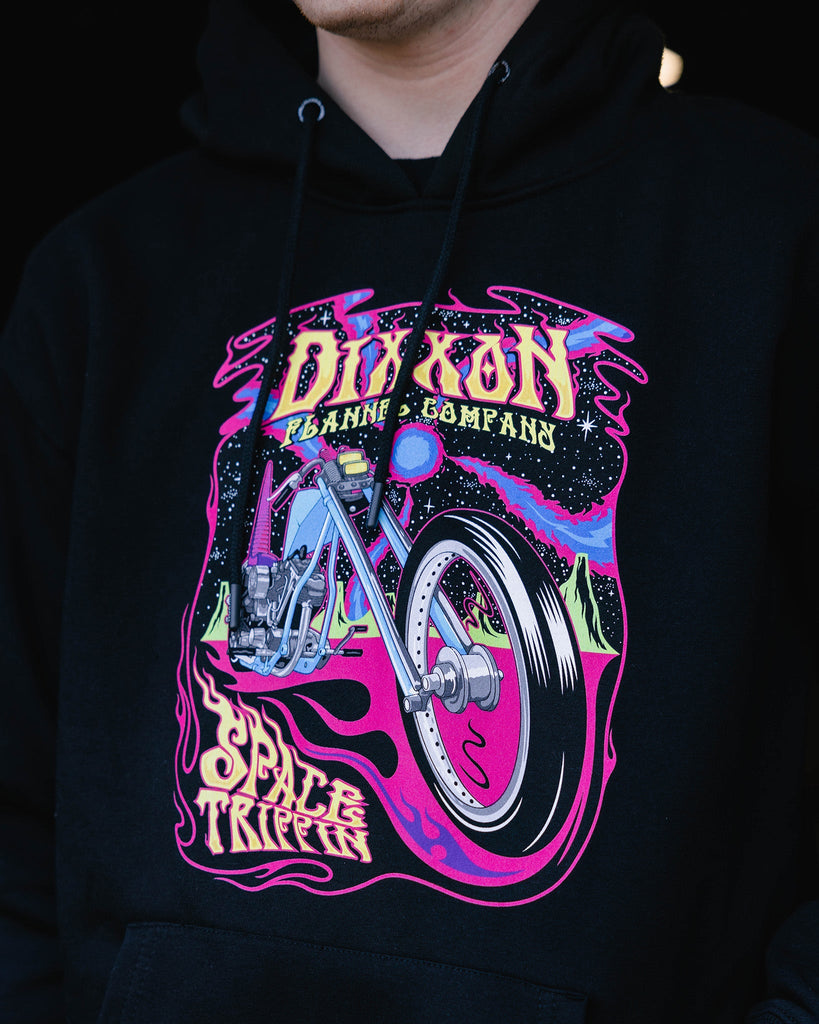 Space Trippin' Pullover Hoodie - Black - Dixxon Flannel Co.