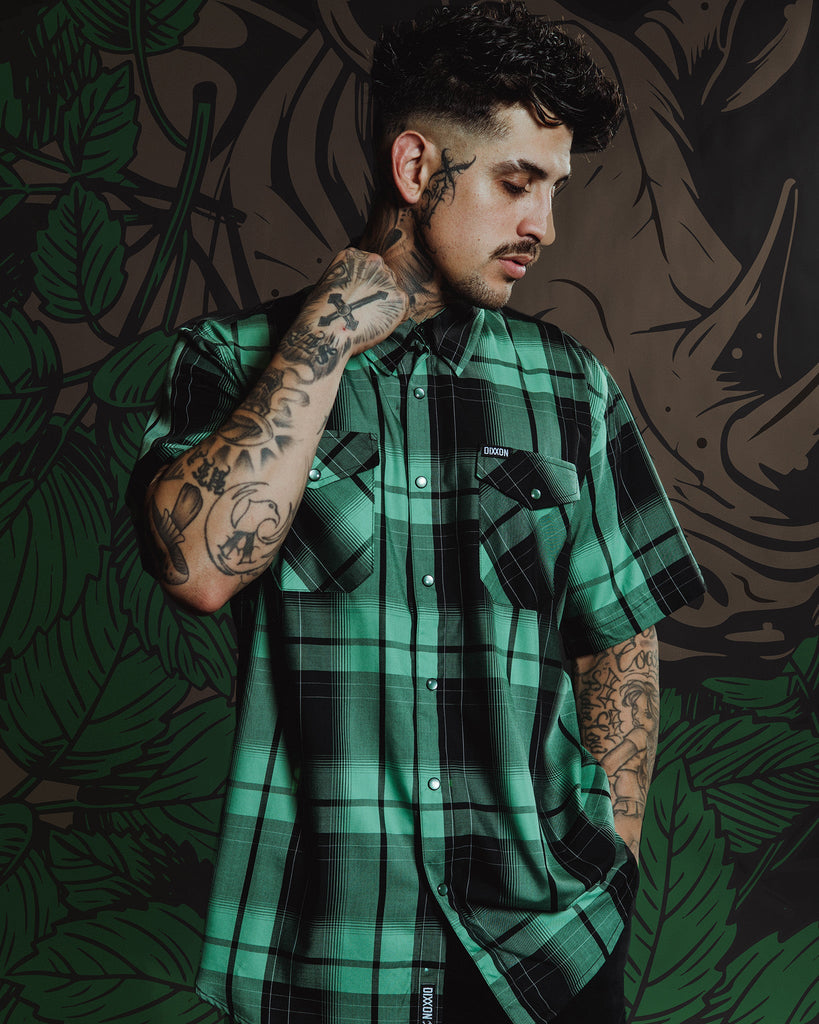 Spearmint Bamboo Short Sleeve - Dixxon Flannel Co.