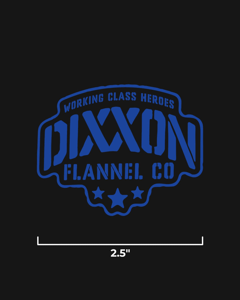 Stencil 2.5" Die Cut Sticker - Dixxon Flannel Co.