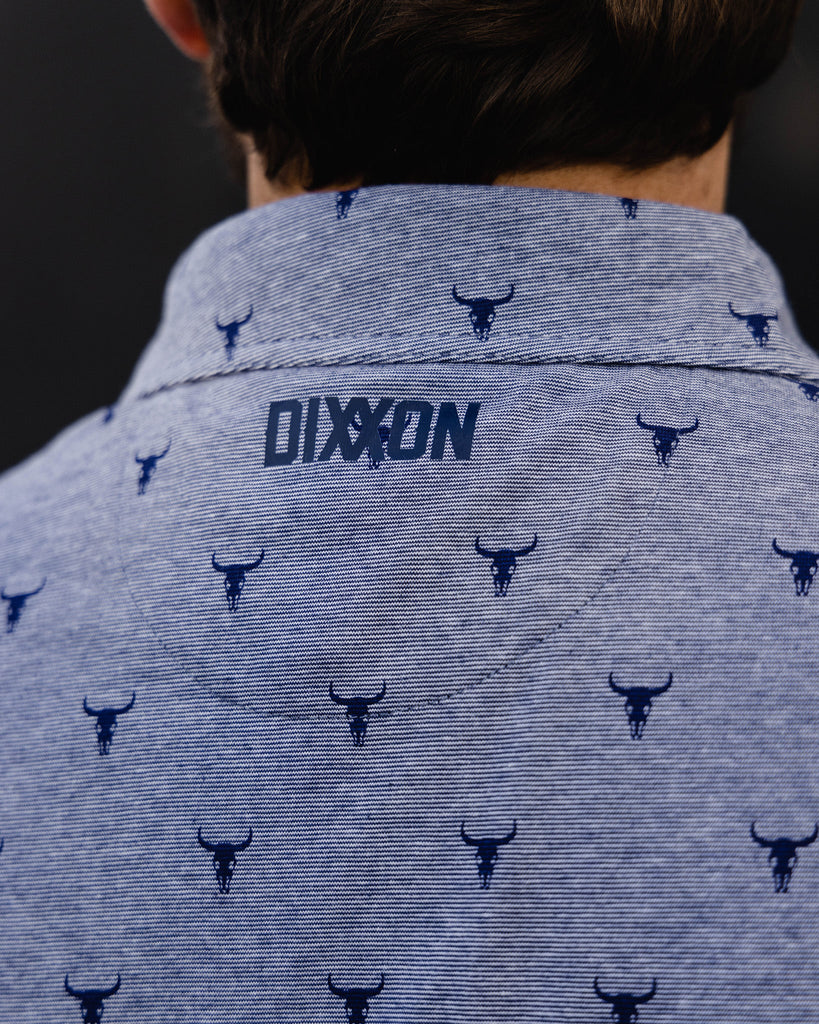 Tolleson Premium Polo - Heathered Blue - Dixxon Flannel Co.