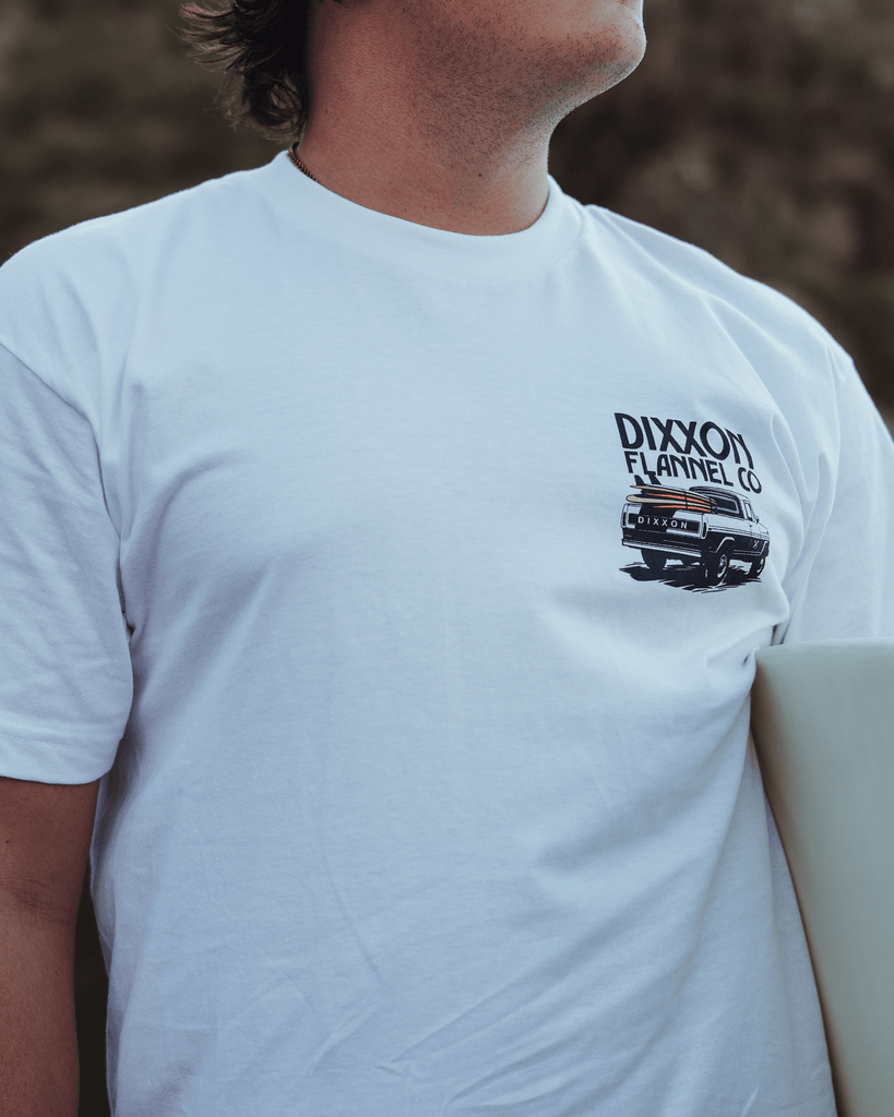 Wave Hunter T - Shirt - White - Dixxon Flannel Co.