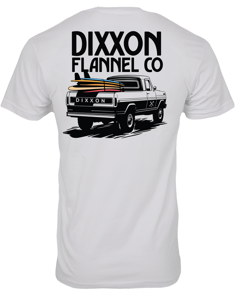 Wave Hunter T - Shirt - White - Dixxon Flannel Co.