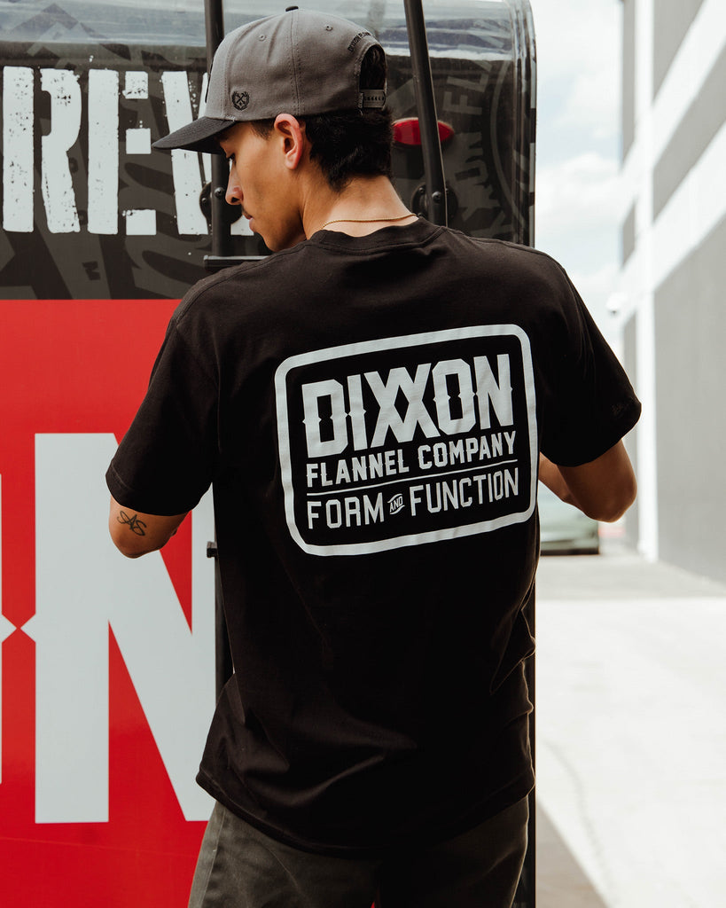 White Classic T-Shirt - Black - Dixxon Flannel Co.