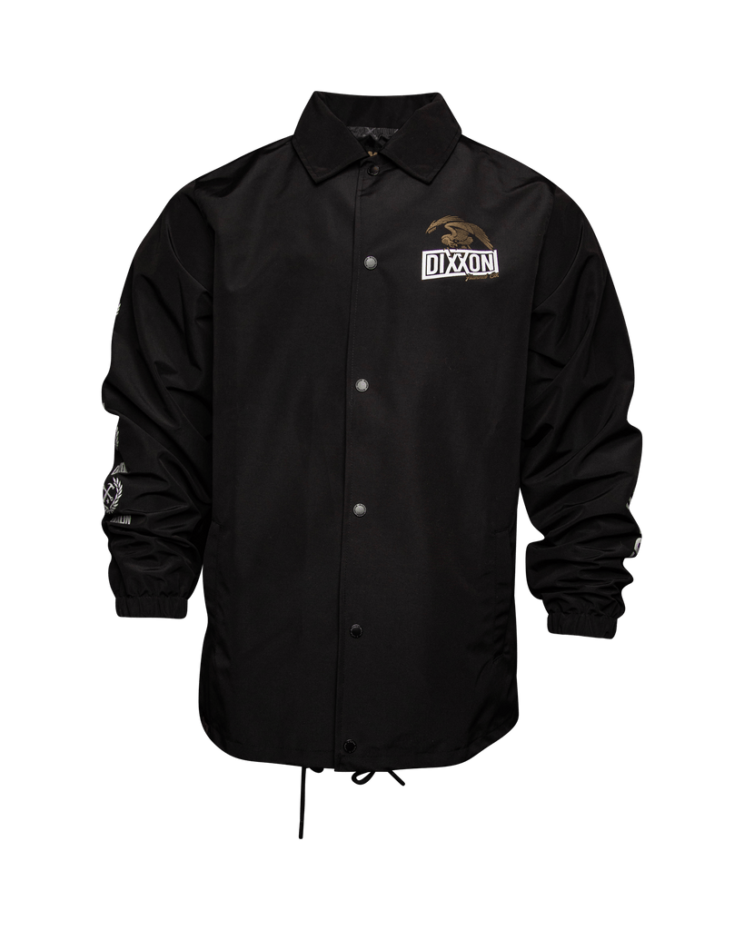 White & Gold Golden Eagle Coaches Jacket - Black - Dixxon Flannel Co.