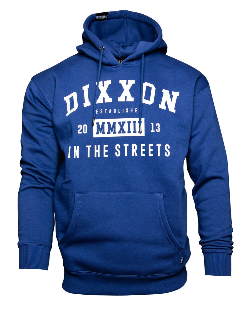 White In The Streets Pullover Hoodie - Blue - Dixxon Flannel Co.