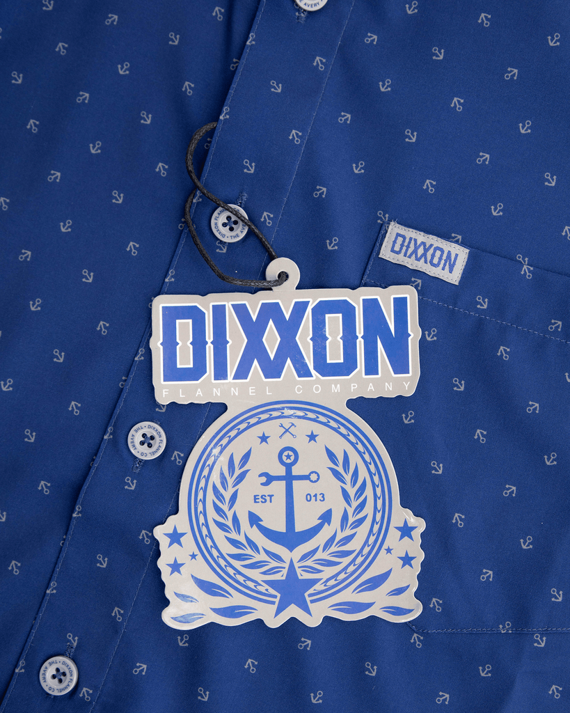 Women's Avery Short Sleeve - Blue & Gray - Dixxon Flannel Co.