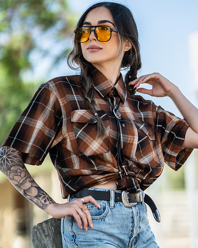 Women's Barrel Bamboo Short Sleeve - Dixxon Flannel Co.