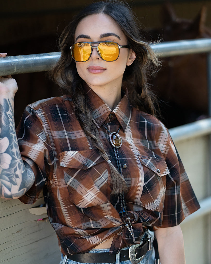 Women's Barrel Bamboo Short Sleeve - Dixxon Flannel Co.