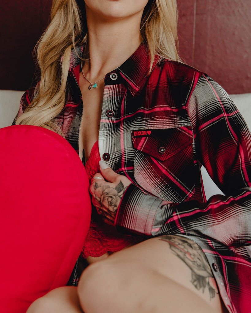 Women's Beating Heart Flannel - Dixxon Flannel Co.