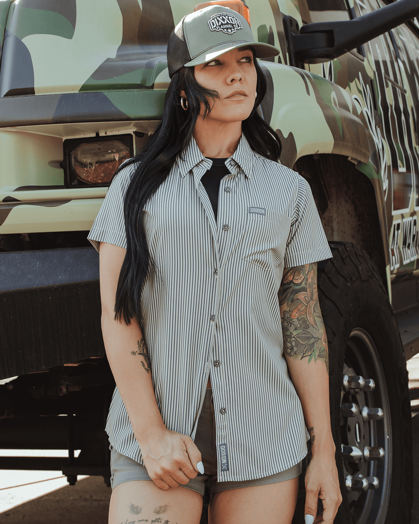 Women's Benny TS Short Sleeve - Khaki - Dixxon Flannel Co.