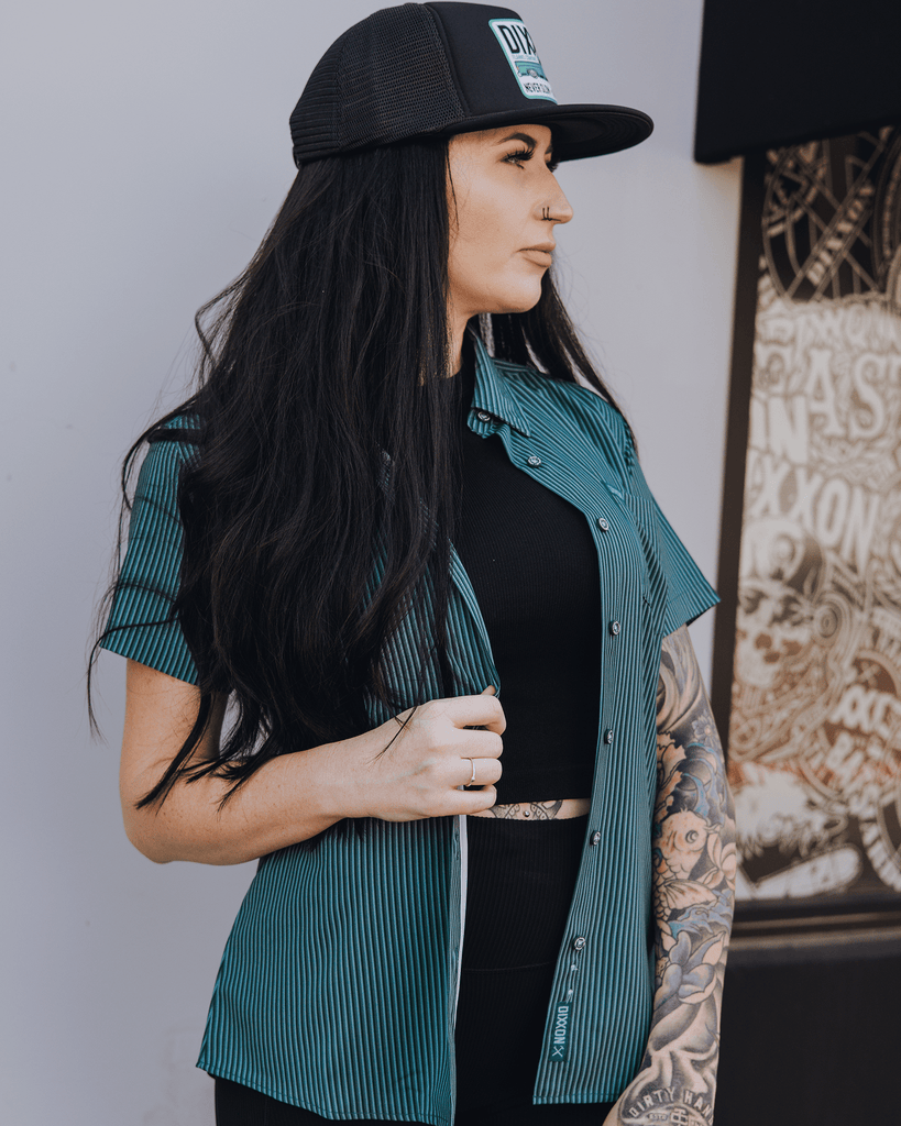 Women's Benny TS Short Sleeve - Teal - Dixxon Flannel Co.