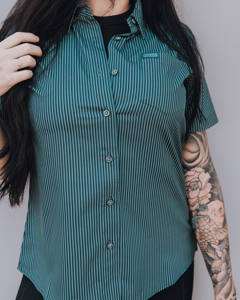 Women's Benny TS Short Sleeve - Teal - Dixxon Flannel Co.