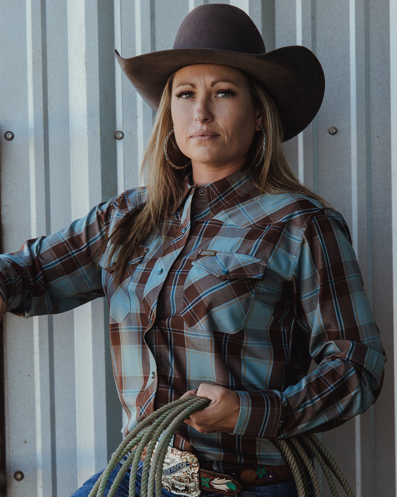 Women's El Paso Bamboo Long Sleeve - Lasso - Dixxon Flannel Co.