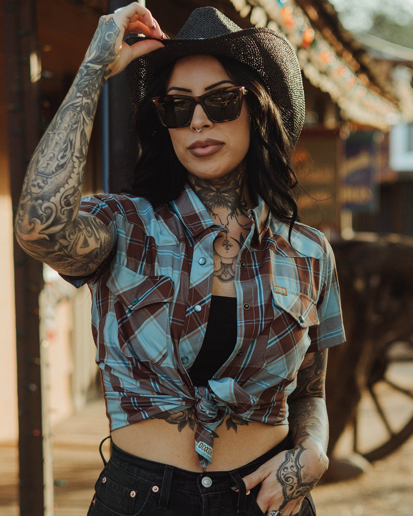 Women's El Paso Bamboo Short Sleeve - Lasso - Dixxon Flannel Co.