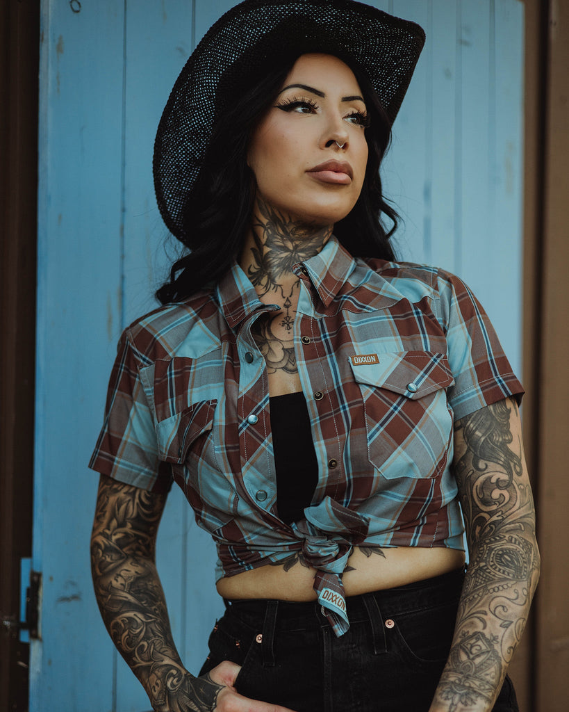 Women's El Paso Bamboo Short Sleeve - Lasso - Dixxon Flannel Co.