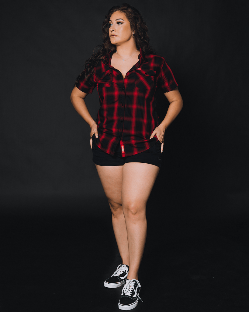 Women's El Rojo Loco Bamboo Short Sleeve - Dixxon Flannel Co.