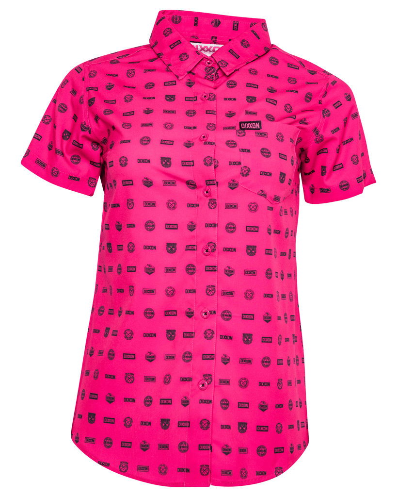 Women's Executive Short Sleeve - Pink - Dixxon Flannel Co.