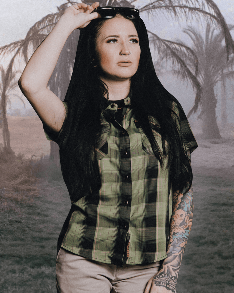 Women's Full Metal Jacket Bamboo Short Sleeve - Dixxon Flannel Co.