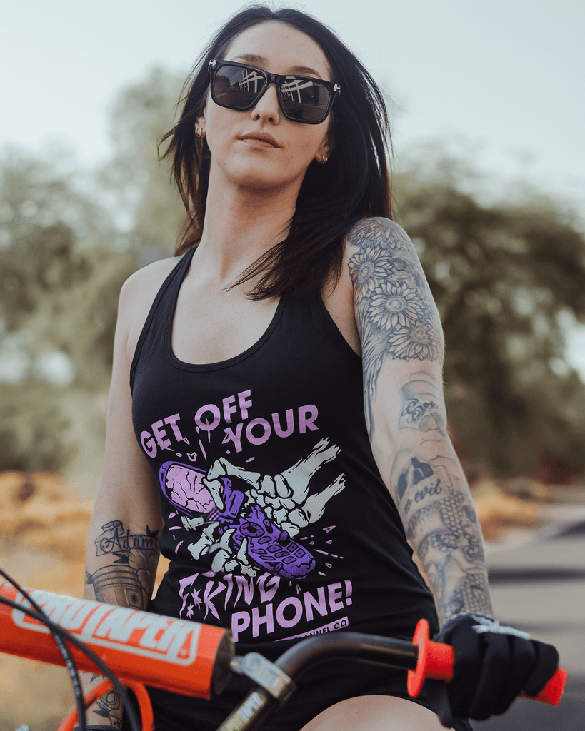 Women's Get off Your F**king Phone Tank - Dixxon Flannel Co.